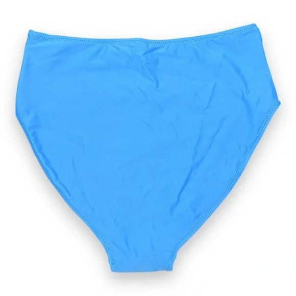 Medium Blooming Jelly Bikini Two Piece Blue Laced High Waist - Picture 5 of 7